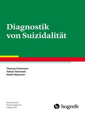 cover image of Diagnostik von Suizidalität
